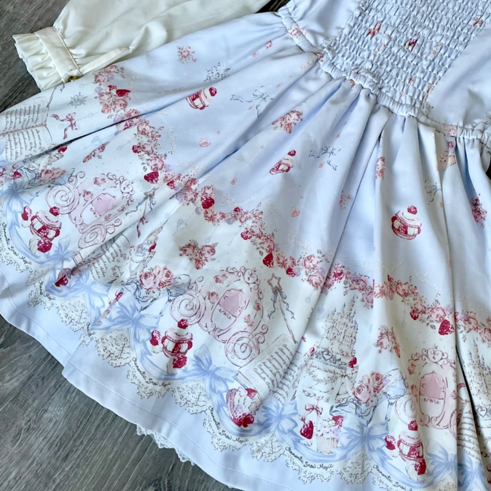 LIZ LISA Cinderella Sweets Macaron Dress Lolita Kawaii